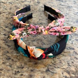 2 New Floral headband